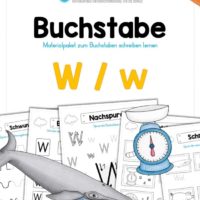 Materialpaket: Buchstabe W/w schreiben lernen