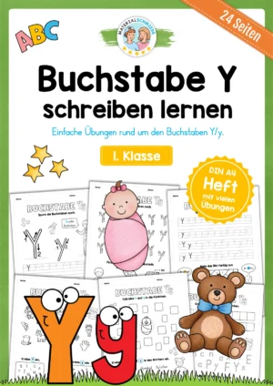 Buchstabe Y / y (24 Arbeitsblätter & Übungen)