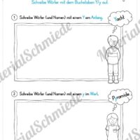 Materialpaket: Buchstabe Y/y schreiben lernen (Vorschau 08)