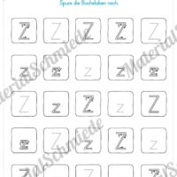 Materialpaket: Buchstabe Z/z schreiben lernen (Vorschau 03)