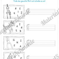 Materialpaket: Buchstabe Z/z schreiben lernen (Vorschau 06)