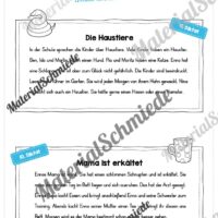 10 Diktate (verschiedene Themen) - Arbeitsblatt 05