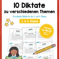 10 Diktate (verschiedene Themen)