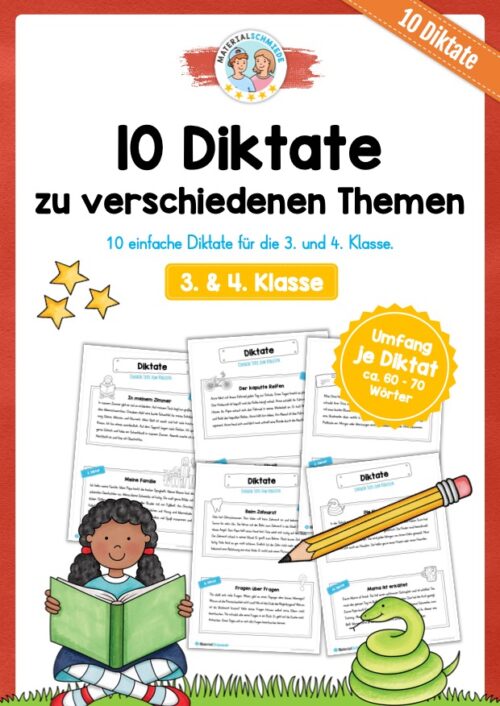 10 Diktate (verschiedene Themen)