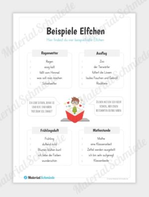 Materialpaket Elfchen (Beispiele)