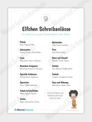 Materialpaket Elfchen (Schreibanlässe)