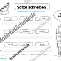 Erste Sätze schreiben: Schüttelsätze (Vorschau 03)