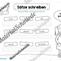 Erste Sätze schreiben: Schüttelsätze (Vorschau 04)