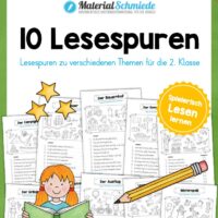 10 Lesespuren (zum Lesen lernen)