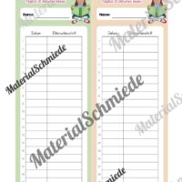 Lesepass & Leseurkunde (Arbeitsblatt 03)