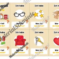 Lesespiel: Thema Alltag (Ich habe, wer hat...) - Vorschau 01