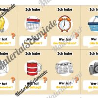 Lesespiel: Thema Alltag (Ich habe, wer hat...) - Vorschau 02