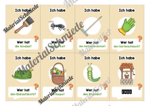 Lesespiel: Thema Frühling (Ich habe, wer hat...) - Vorschau 05