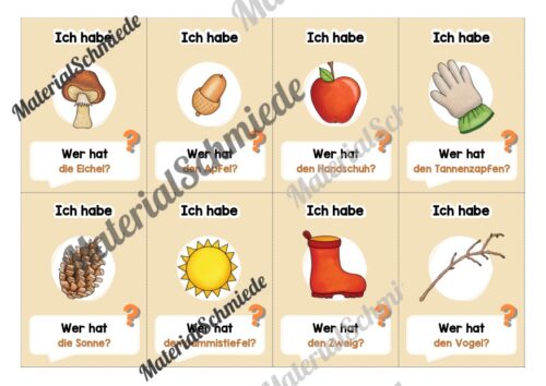Lesespiel: Herbst (Ich habe, wer hat...) - Vorschau 02