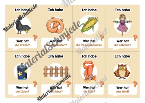 Lesespiel: Herbst (Ich habe, wer hat...) - Vorschau 03