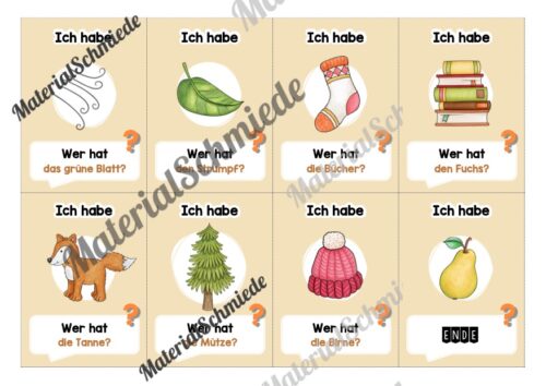 Lesespiel: Herbst (Ich habe, wer hat...) - Vorschau 04