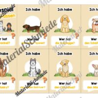 Lesespiel: Hunderassen (Ich habe, wer hat...) - Vorschau 01