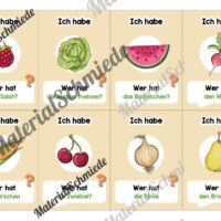 Lesespiel: Obst & Gemüse (Ich habe, wer hat...) - Vorschau 02