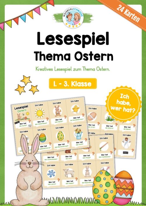 Lesespiel: Ostern (Ich habe, wer hat...)