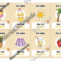 Lesespiel: Thema Sommer (Ich habe, wer hat...) - Vorschau 02