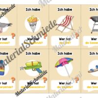 Lesespiel: Thema Sommer (Ich habe, wer hat...) - Vorschau 03
