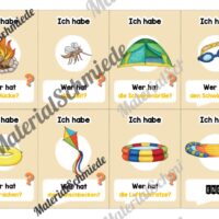 Lesespiel: Thema Sommer (Ich habe, wer hat...) - Vorschau 05