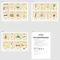 Lesespiel: Thema Sommer (Ich habe, wer hat...) - Überblick