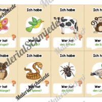 Lesespiel: Tiere (Ich habe, wer hat...) - Vorschau 02