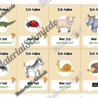 Lesespiel: Tiere (Ich habe, wer hat...) - Vorschau 05