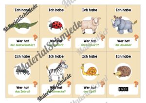 Lesespiel: Tiere (Ich habe, wer hat…) – Vorschau 05