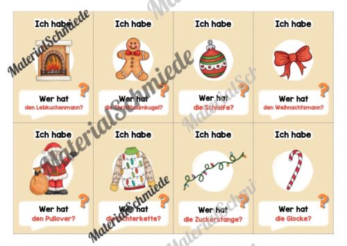 Lesespiel: Weihnachten (Ich habe, wer hat...) - Vorschau 02