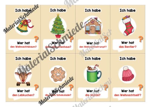 Lesespiel: Weihnachten (Ich habe, wer hat...) - Vorschau 03