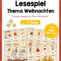 Lesespiel: Weihnachten (Ich habe, wer hat...)