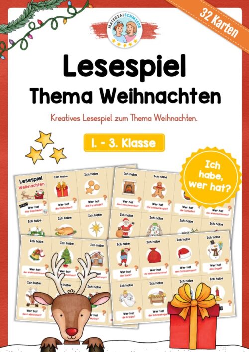 Lesespiel: Weihnachten (Ich habe, wer hat...)
