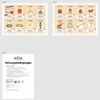 Lesespiel: Weihnachten (Ich habe, wer hat...) - Überblick