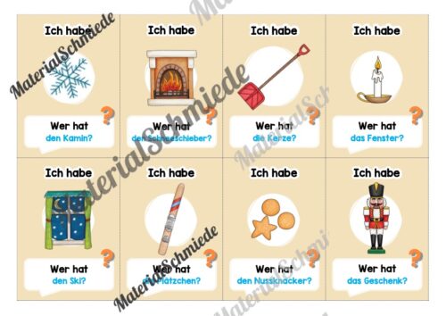Lesespiel: Thema Winter (Ich habe, wer hat...) - Vorschau 03