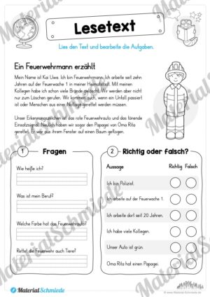 Materialpaket Lesetexte (Vorschau 01)