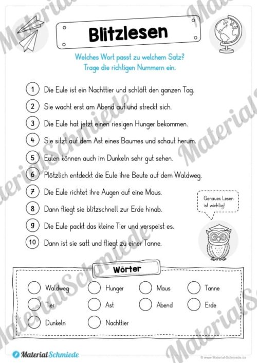 10 Leseübungen - Lesen & Verstehen (Vorschau 02)