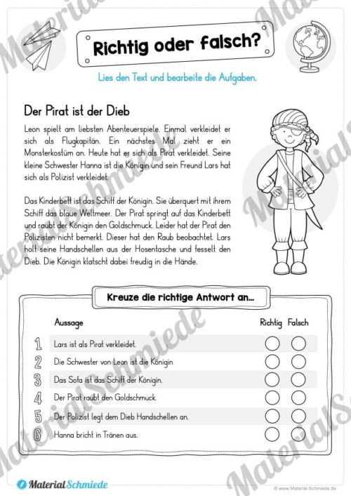 10 Leseübungen - Lesen & Verstehen (Vorschau 06)