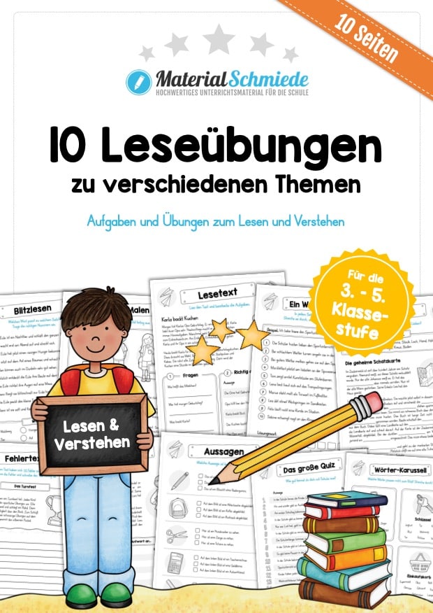 10 Leseübungen – Lesen & Verstehen