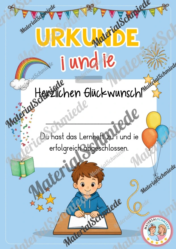 Lernheft: i oder ie (2. & 3. Klasse) - Arbeitsblatt 14