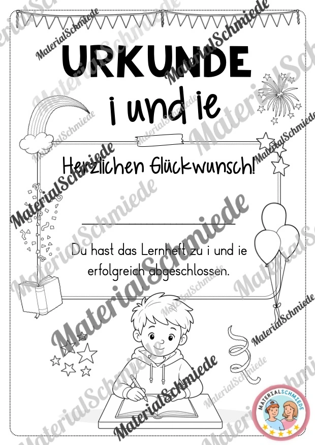 Lernheft: i oder ie (2. & 3. Klasse) - Arbeitsblatt 15