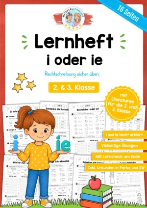 Lernheft: i oder ie (2. & 3. Klasse)