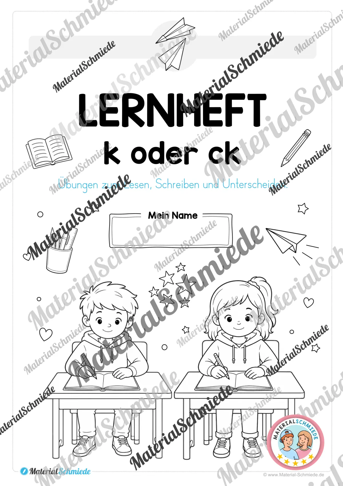 Lernheft: k oder ck (2. & 3. Klasse) – Vorschau 1