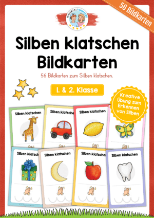 Silben klatschen: Bildkarten (1. & 2. Klasse)