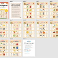 Silben Klammerkarten (1. & 2. Klasse) - Überblick