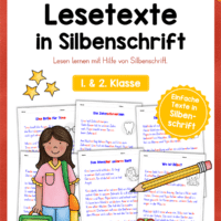 Lesetexte in Silbenschrift (1. & 2. Klasse)