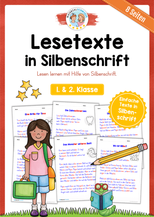 Lesetexte in Silbenschrift (1. & 2. Klasse)