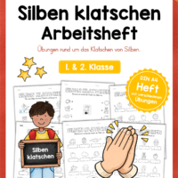 Silben klatschen: Arbeitsheft (1. & 2. Klasse)