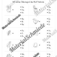 Arbeitsheft: Silben verbinden - 2. & 3. Klasse (13 Seiten) - Arbeitsblatt 03